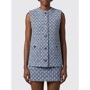 Gucci Waistcoat Woman Gnawed Blue